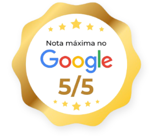 Selo de 5 Estrelas no Google